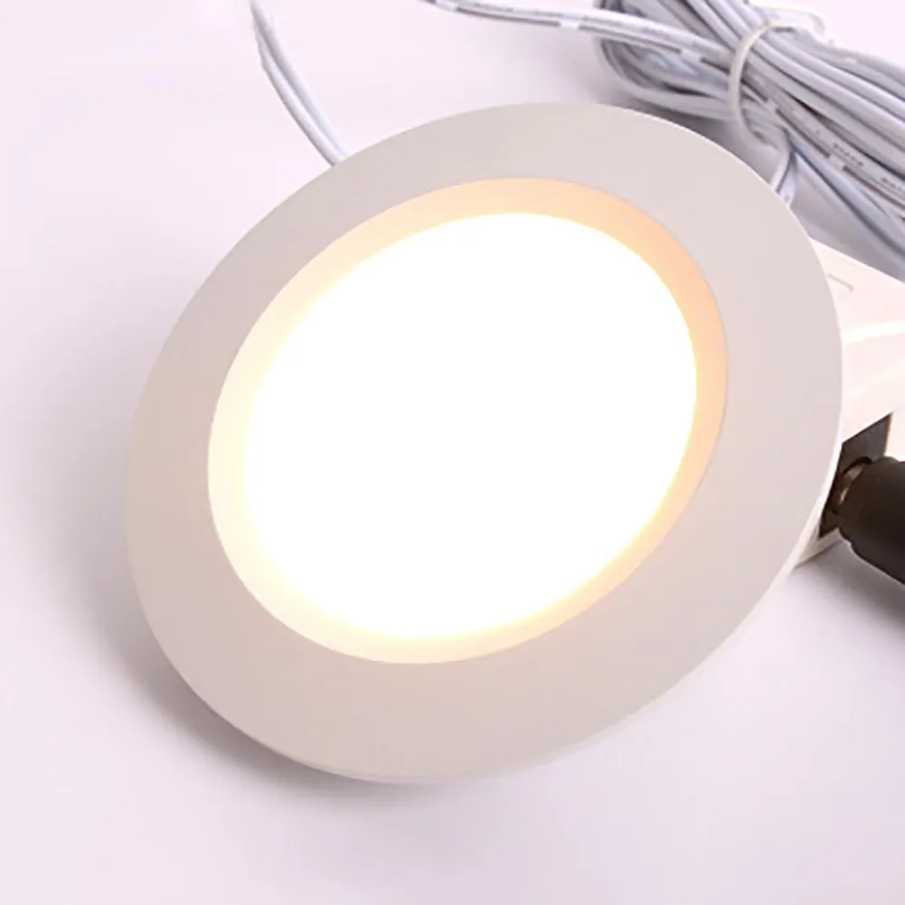 12V Low Voltage Ultra-Thin Concealed Mini LED Downlight LED Display Cabinet Light Kitchen Cabinet Light With 2M Terminal Wire