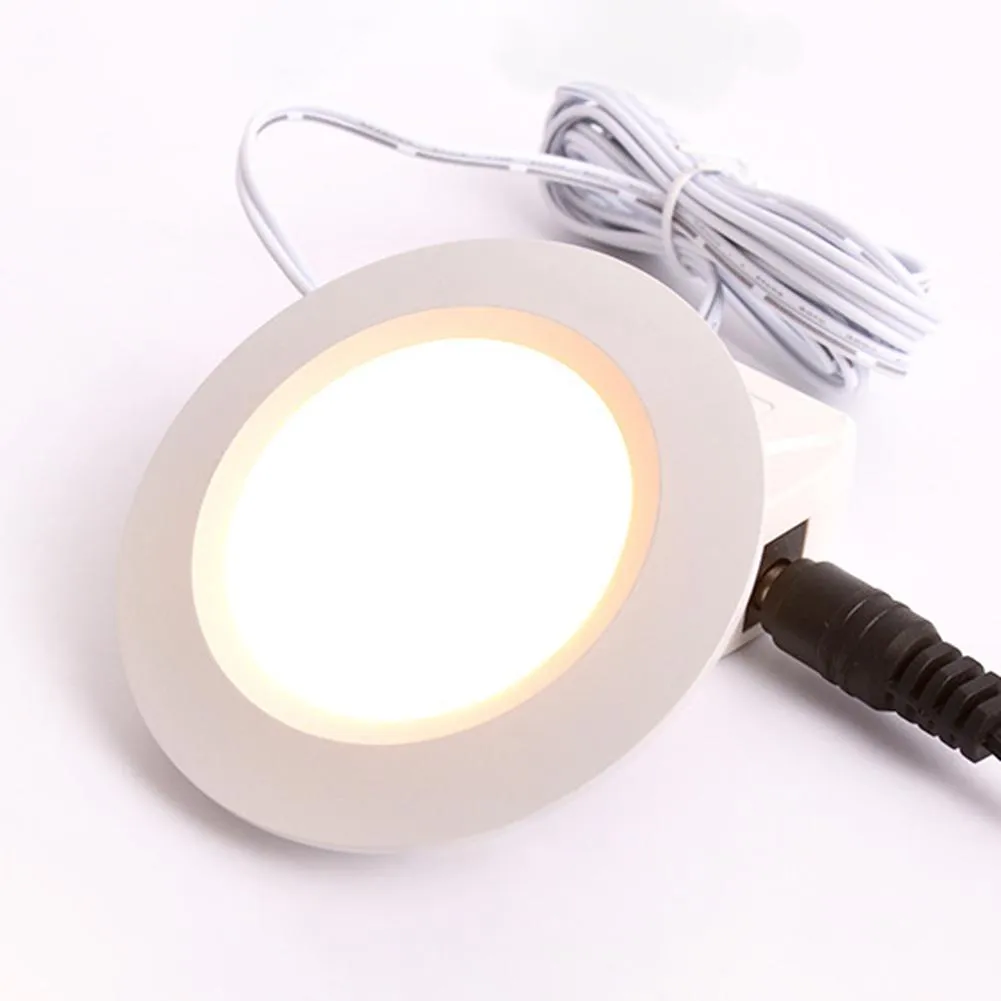 12V Low Voltage Ultra-Thin Concealed Mini LED Downlight LED Display Cabinet Light Kitchen Cabinet Light With 2M Terminal Wire