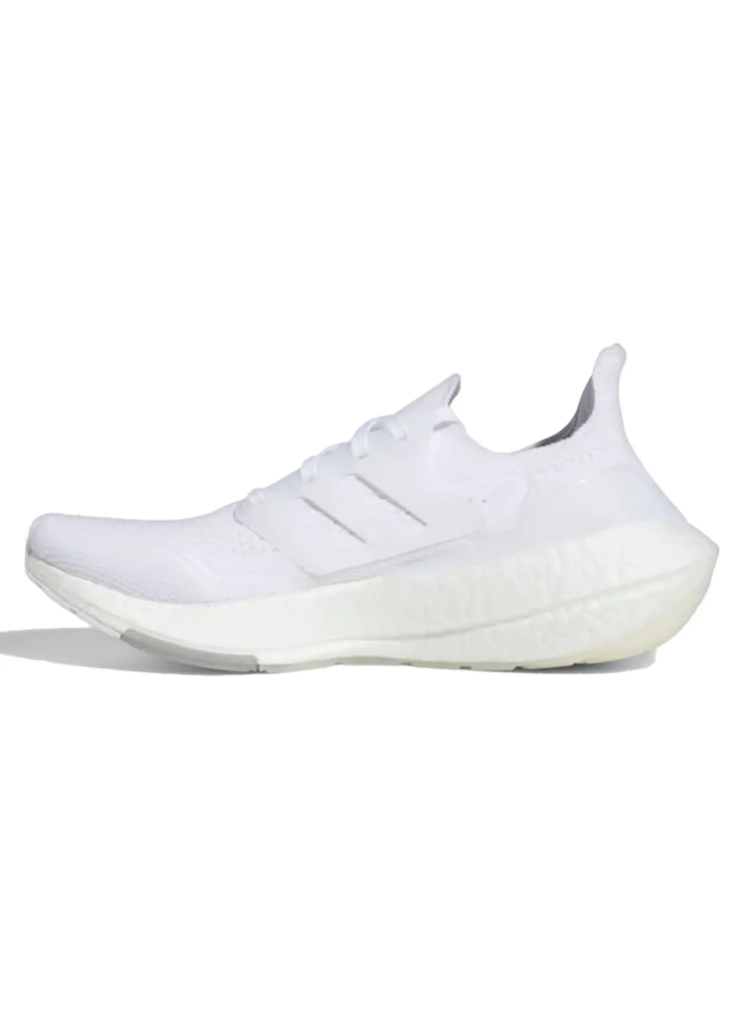 adidas ULTRABOOST 21 Running Shoes Triple White  Women's