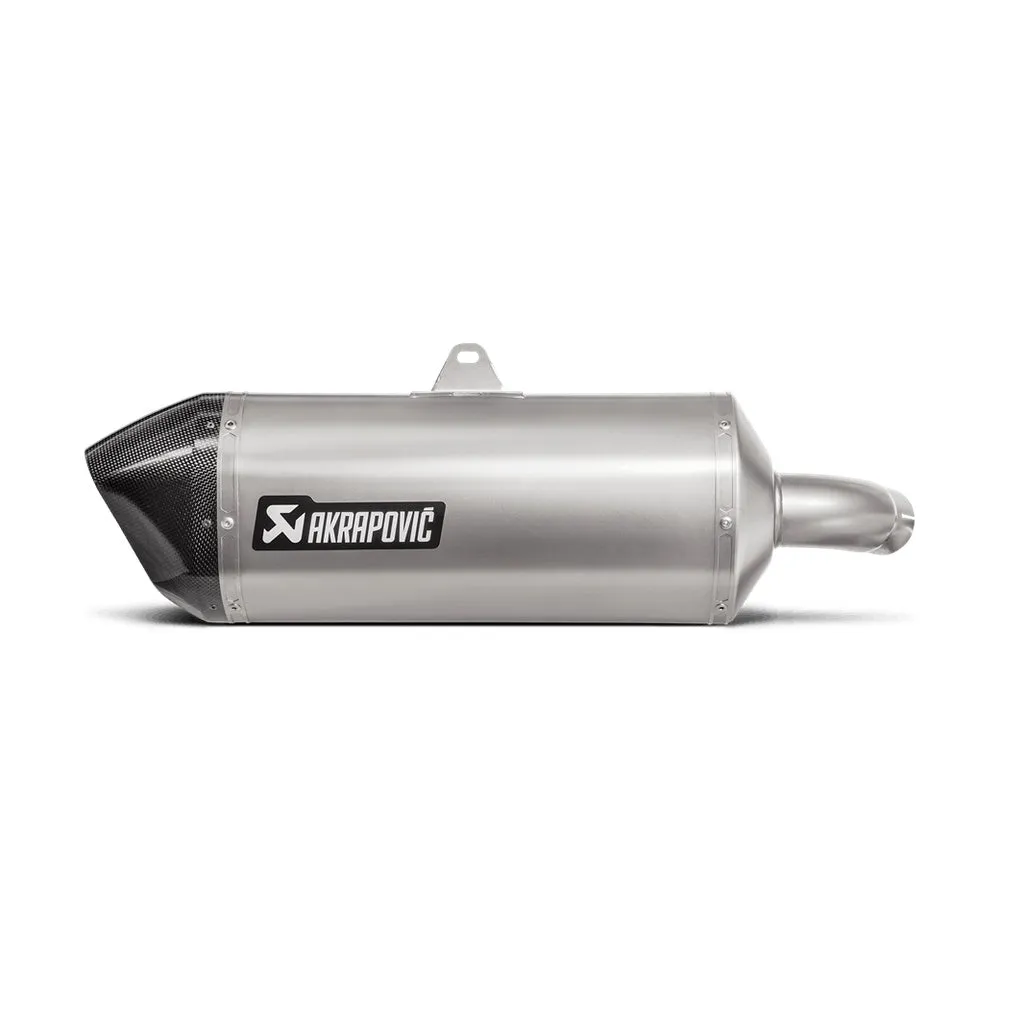 AKRAPOVIC S-S10SO14-HAFT Muffler Slip-On Line (Titanium) for SUZUKI V-Strom 1000 2017-