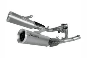 AKRAPOVIC S-Y17SO1-HBAV Slip-On Line (Titanium) Star Motorcycles VMAX 2009-16