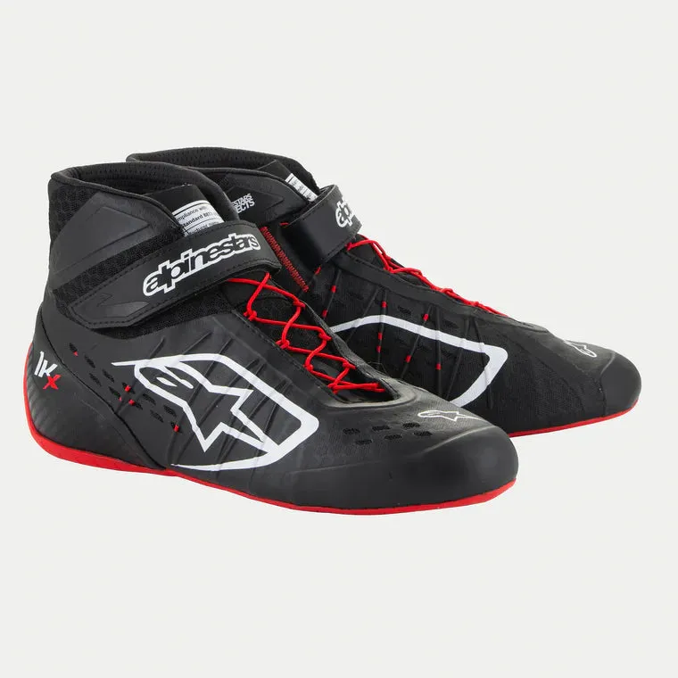 ALPINESTARS 2712124_123_6 Karting shoes TECH-1 KX V3 FIA 8877-2022 - Black / White / Red, Size 6