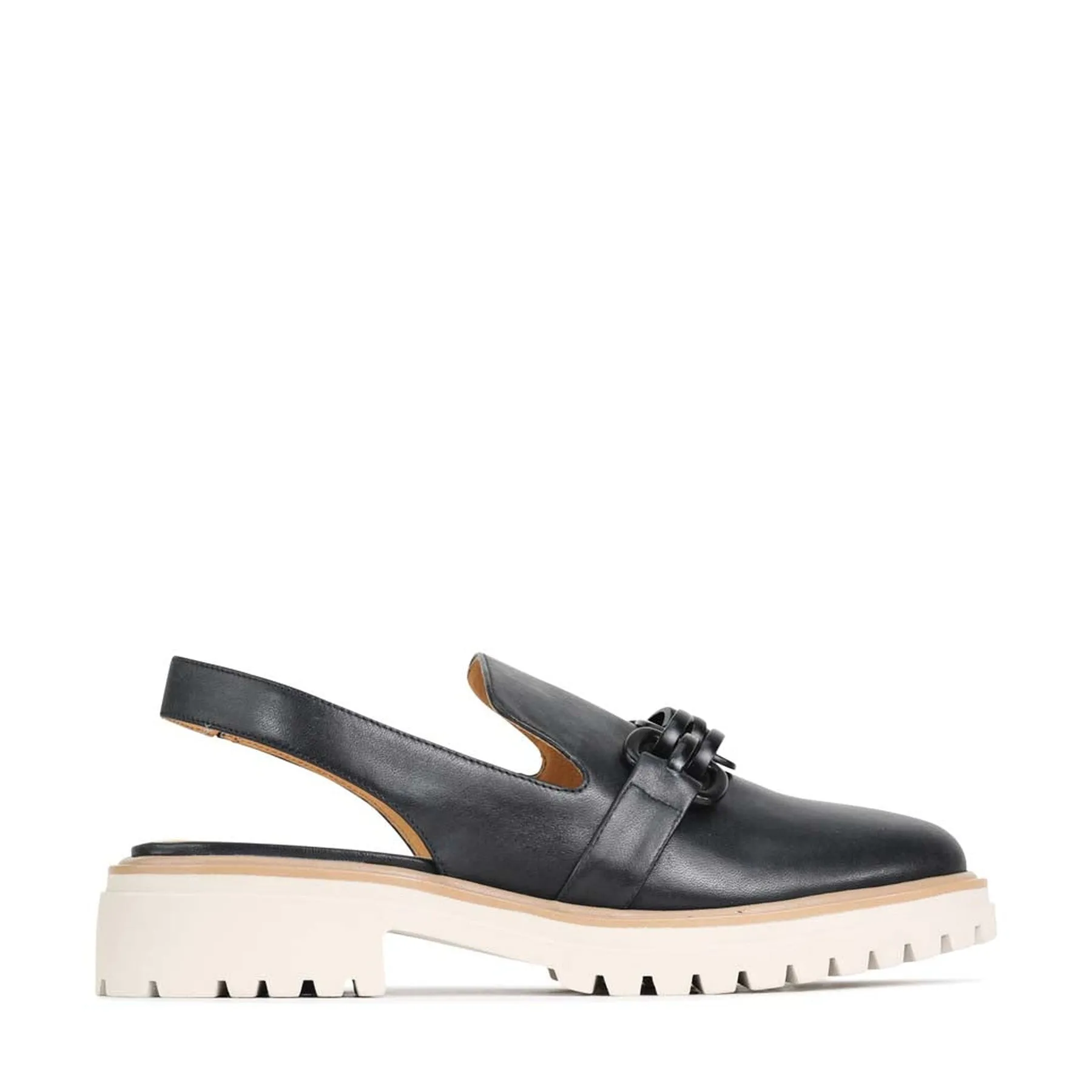 ANI SLING-BACK LOAFER LEATHER