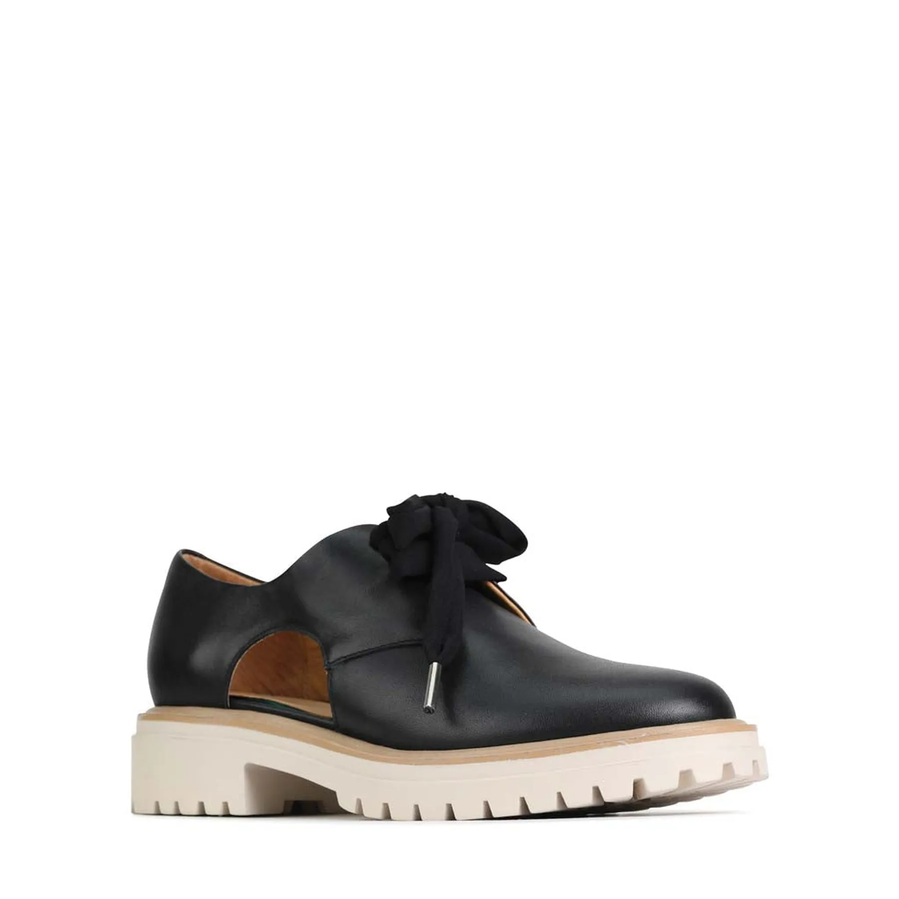 ANISE CUT-OUT LOAFERS LEATHER