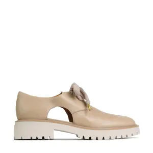 ANISE CUT-OUT LOAFERS LEATHER