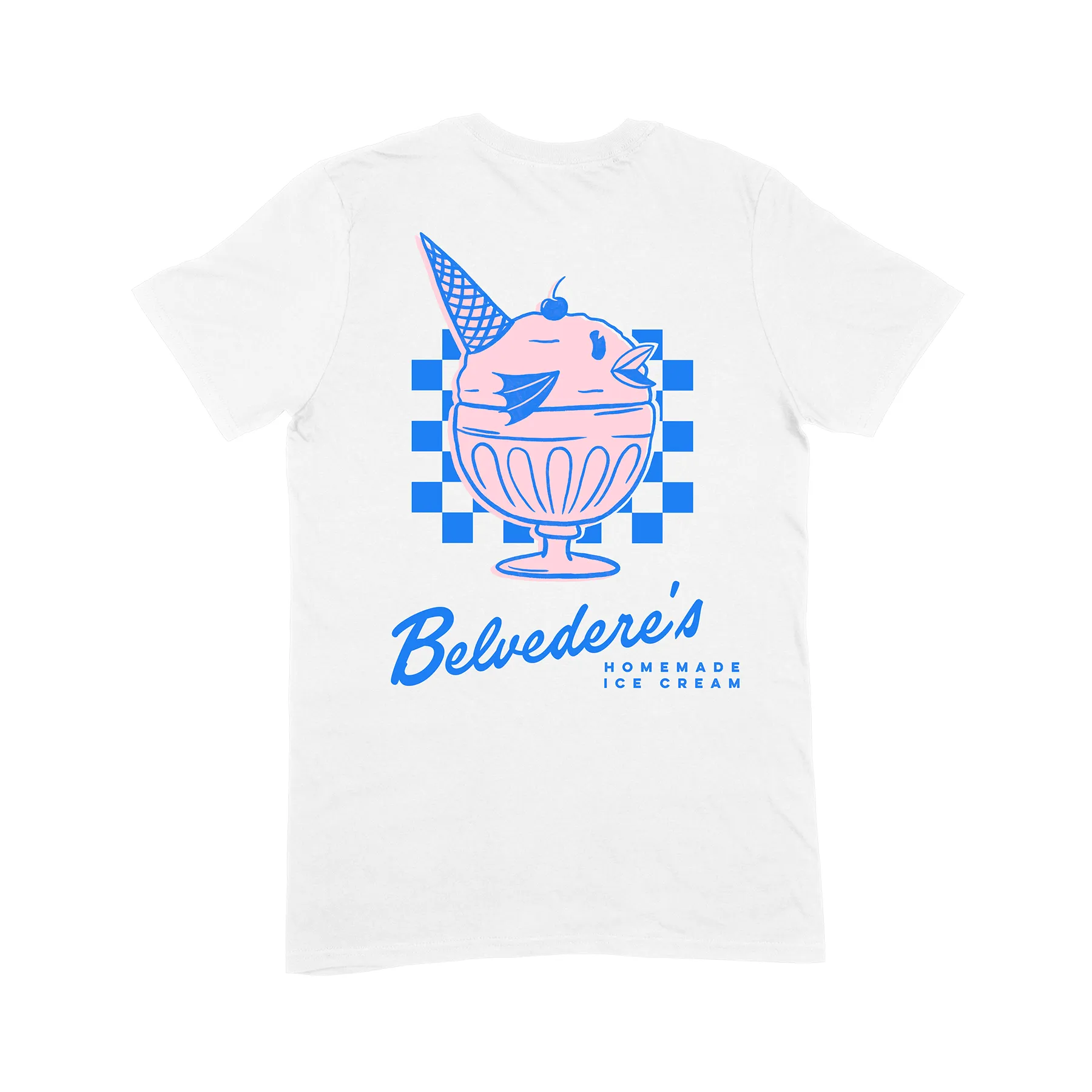 Belvedere's Ice Cream Shop Tee (Vanilla)