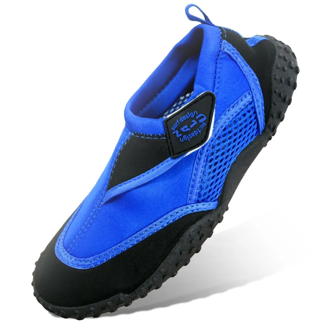 Blue & Black Neoprene Aqua Shoes