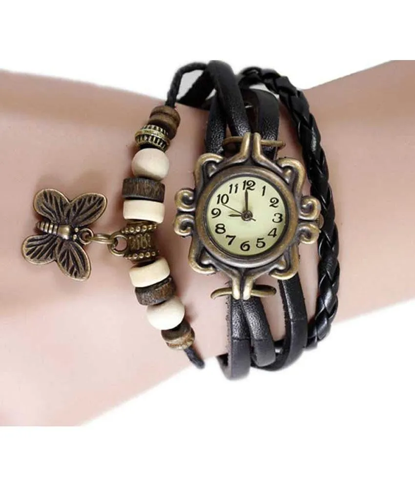 Boho Chic Vintage Inspired Handmade Butterfly Watch