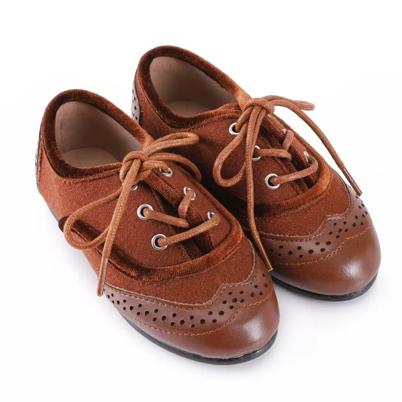 Brown Wingtip Hard Sole Lace Up