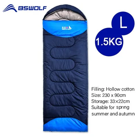 BSWOLF Camping Sleeping Bag Ultralight Waterproof  4 Season Warm Envelope Backpacking Sleeping Bags for Outdoor Traveling Hiking