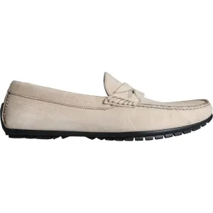 Dolce & Gabbana Beige Leather Slip Mocassin Loafers Men Shoes