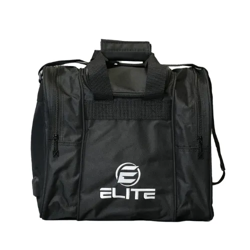 Elite Deluxe Single Tote Bowling Bag Black