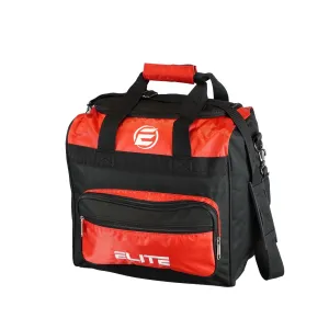 Elite Impression Black Red Single Tote Bowling Bag