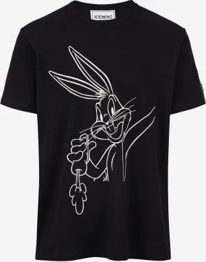 Embroided Bunny Tshirt (Black) - I23F02I63079000