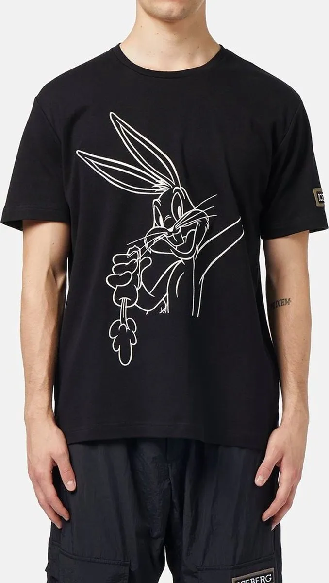 Embroided Bunny Tshirt (Black) - I23F02I63079000