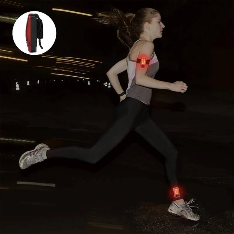 High Brightness Armband Running Light Red Running Safety Lights 2 Pack