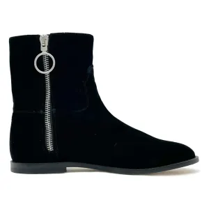 Off-White Black Leather Di Calfskin Boot