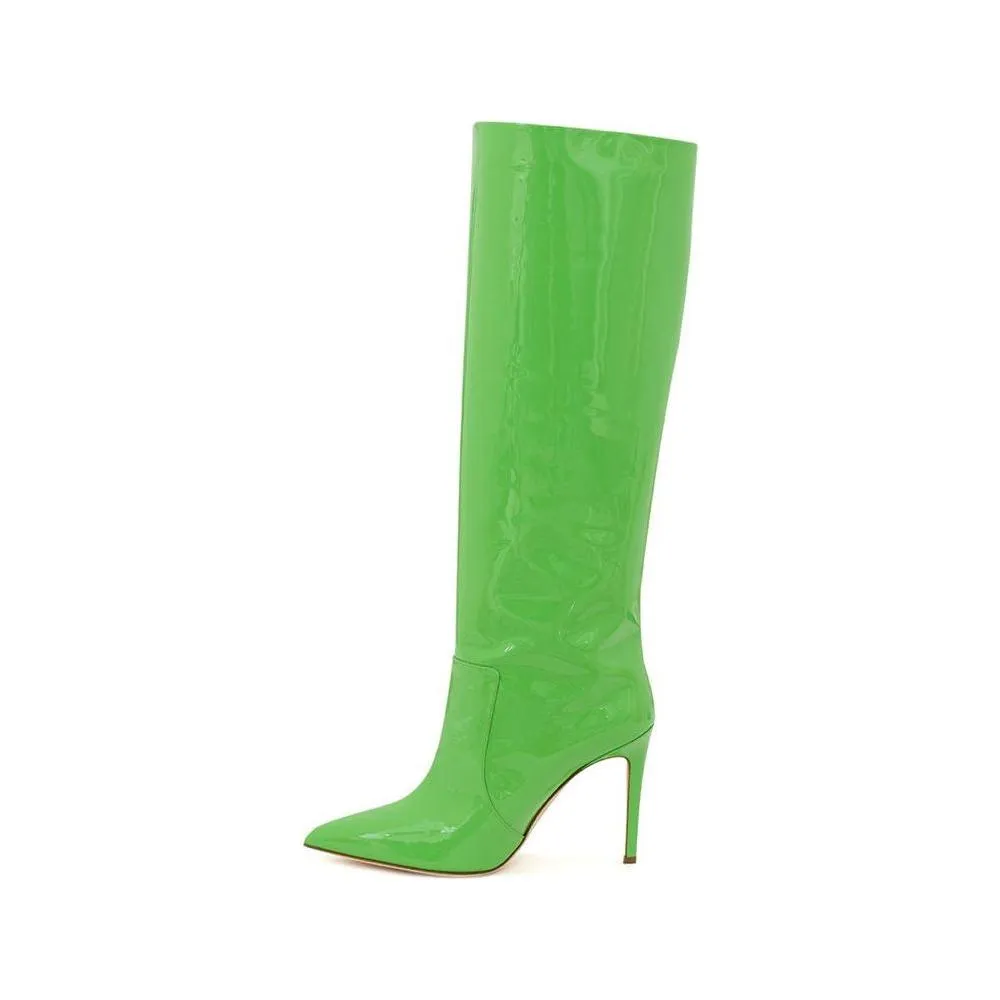 Paris Texas Emerald Elegance Ankle Boots