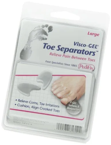 PediFix Visco-gel Toe Separators, Large, 2 Count