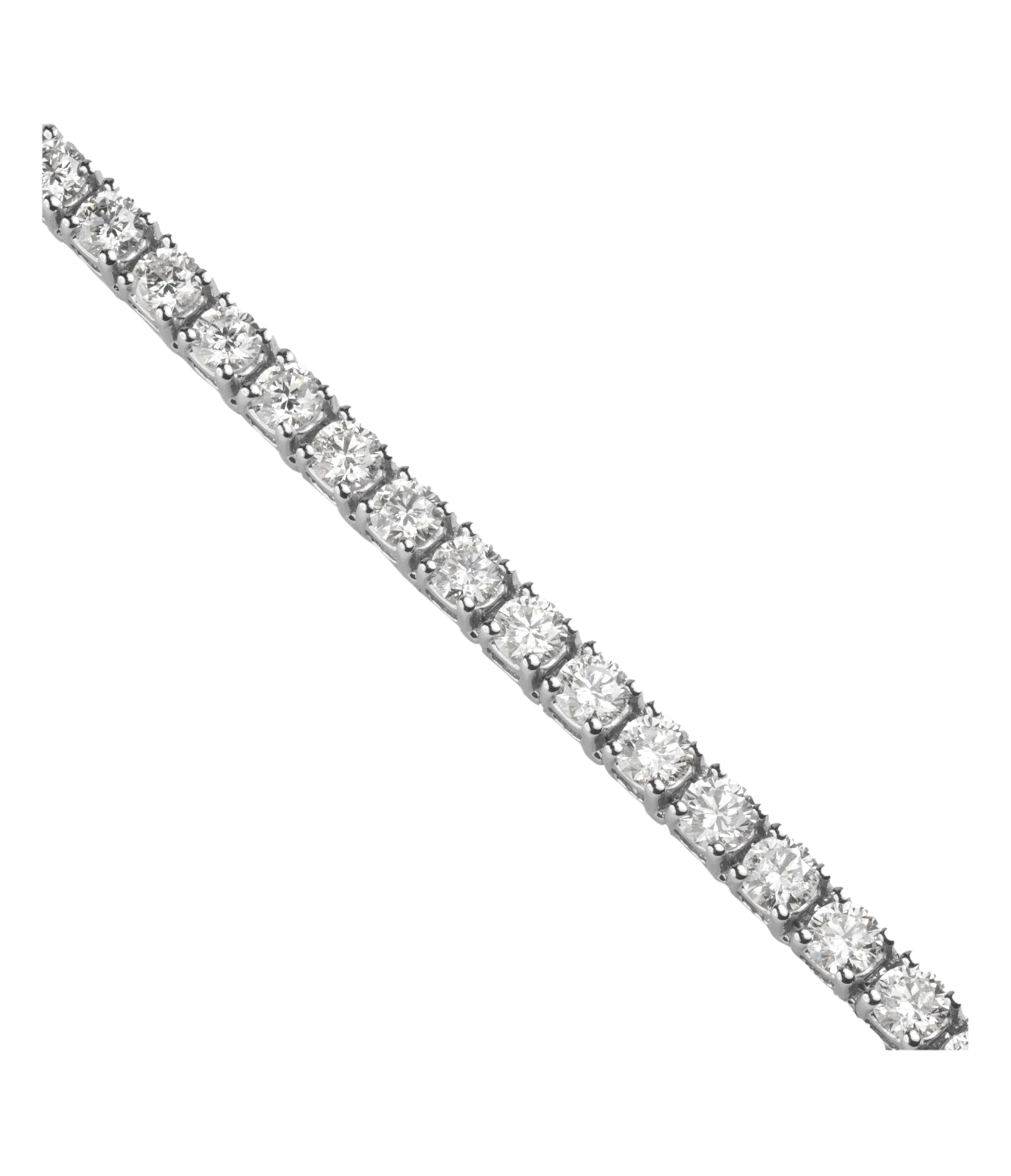 Round Diamond Tennis Bracelet, 7.84 CT