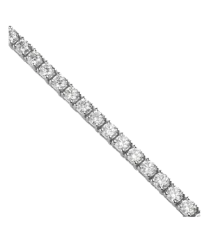 Round Diamond Tennis Bracelet, 7.84 CT