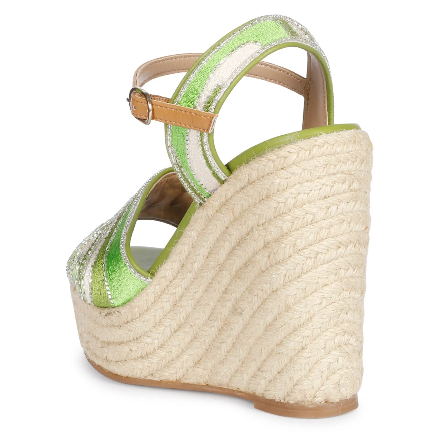 Saint Marcilia Multi Green Wedges