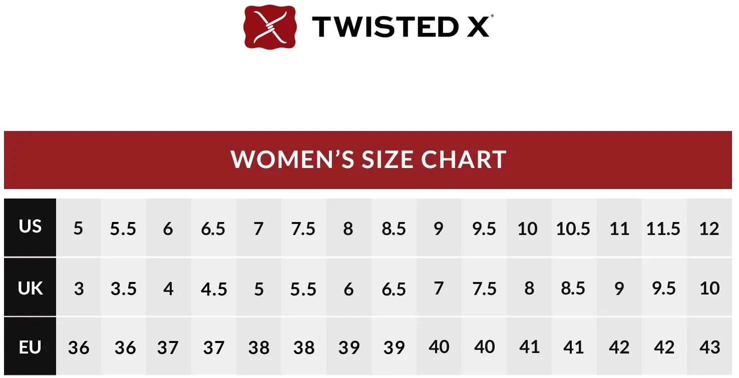 Twisted X Women's Hooey Loper, Black/White, 7(M)