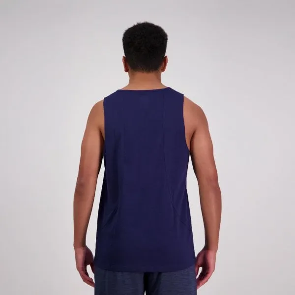 Vapodri Tempo Singlet - H2 23 - navy marle