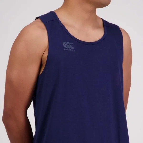 Vapodri Tempo Singlet - H2 23 - navy marle