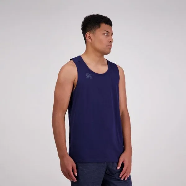 Vapodri Tempo Singlet - H2 23 - navy marle